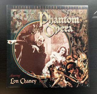 Rare Laserdisc The Phantom Of The Opera (1925) Includes Program Inserts