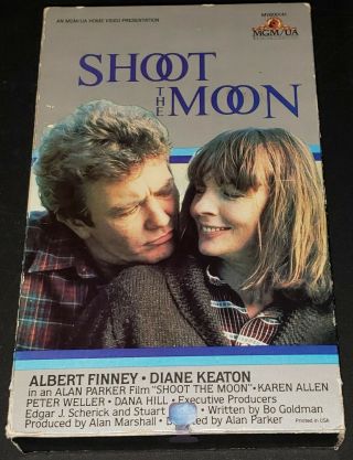 Shoot The Moon Vhs 1982 Mgm Big Box Rare Albert Finney Dianne Keaton Alan Parker