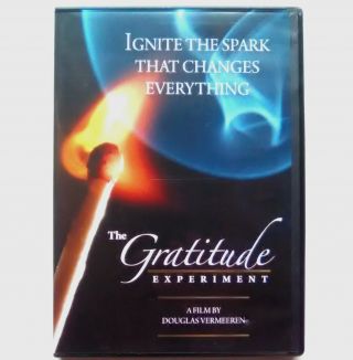 The Gratitude Experiment Dvd A Film By Douglas Vermeeren Ultra Rare S&h