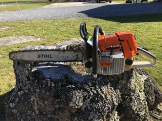 Stihl 044 Chainsaw Early Rare OEM 10mm Saw with 20” Bar and Chain 2
