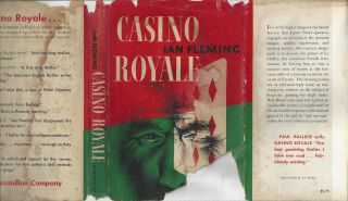 Ian Fleming - Casino Royale - Rare 1st 1954 Npc True 1st State Dust Jacket