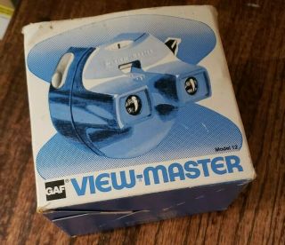 Rare Empty Box For Gaf Model 12 Lighted View - Master Viewer 3d View Finder