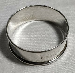 George V Sterling Silver Napkin Ring 6.  5grs Hallmarked Birmingham 1934 Gssh