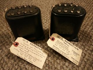 Rare Find 2 Western Electric 101a Repeating Coil In Relay Union Bell Tele