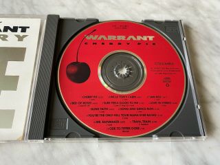 Warrant Cherry Pie CD 1ST USA PRESS 1990 Columbia CK 45487 Hair Metal RARE OOP 2