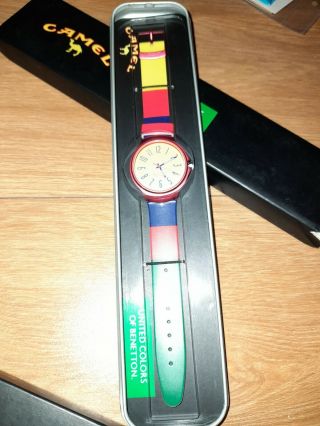 Vintage Camel Cigarettes United Colours Of Benetton Watch Old Stock