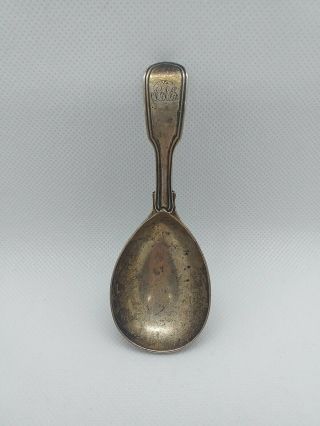 Vintage Antique Sterling Silver Caddy Spoon