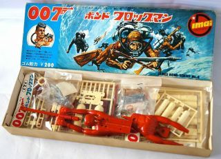 Japanese IMAI Toy 007 JAMES BOND THUNDERBALL FROGMAN 1965 Plastic Model Kit RARE 2