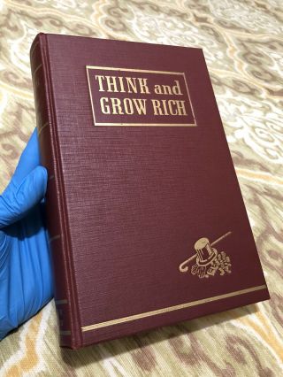 Think And Grow Rich Napoleon Hill 1st Edition 1938 4th Printing Like Rare