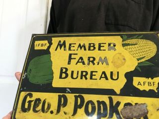 Vintage Member IOWA IA Farm Bureau Feed Seed Corn 14 