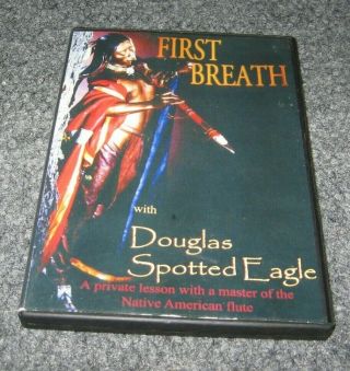 Rare First Breath Douglas Spotted Eagle Instructional Dvd Native American Flute