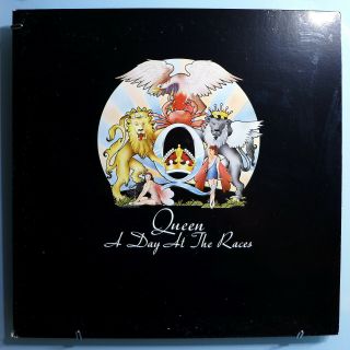 Queen Feat.  Freddie Mercury Day At The Races Rare Orig 1976 White Label Promo Lp