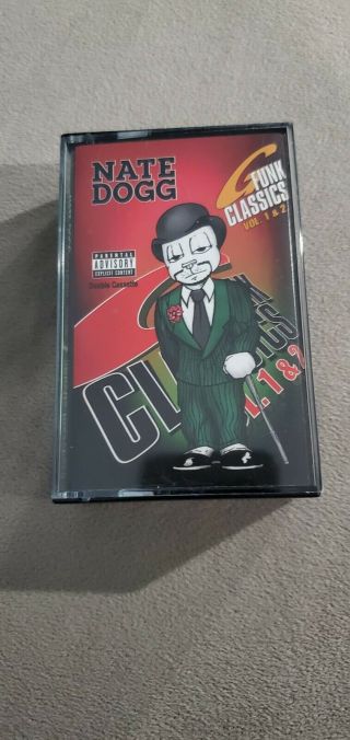 Nate Dogg - G - Funk Classics Vol.  1 & 2 Cassette Tape Hip Hop Rap Rare 1998