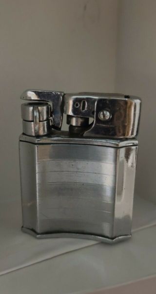 Extremely Rare Art Deco Lift Arm Double Lion Victory Factory Brand Lighter