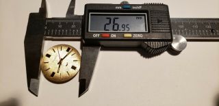 Vintage 1960s Bulova Sea King Men ' s Watch Dial - (26.  95mm) 2