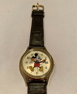 Vintage Mickey Mouse Lorus Quartz Watch Disney