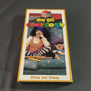 Rare The Big Comfy Couch Vhs Sticks And Stones