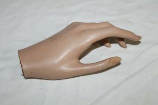 Vintage Mannequin Female Left Hand With Long Fingers
