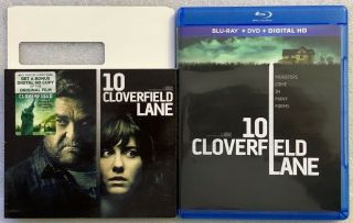 10 Cloverfield Lane Blu Ray Dvd 2 Disc Set,  Rare Oop Slipcover Sleeve Buy Now