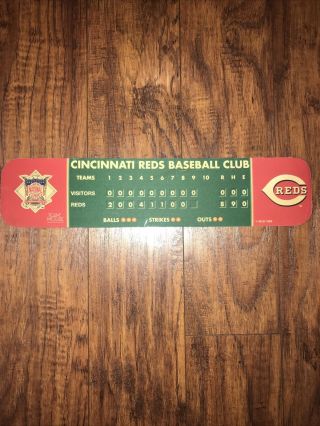 Vintage Rare Cincinnati Reds Baseball Club Team Mouse Pad Mlb 1999