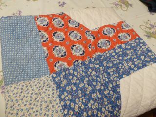 Rare Vintage Canadian Red Cross Hand Sewn Patchwork Quilt Blanket WW2 Militaria 3