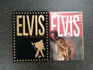 Elvis The Miniseries (dvd) With Black Velvet Slipcover & Booklet Rare