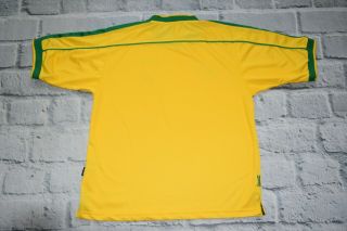 Rare Vintage NIKE Brasil Brazil CBF Jersey 90s Soccer Football size L 2