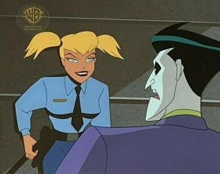 Bruce Timm Rare Harley Quinn & The Joker Cel Joker 