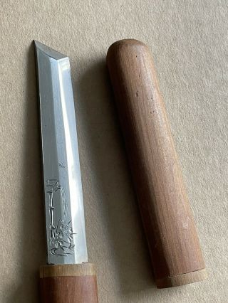 RARE Antique Japanese Knife ENGRAVED,  TANTO,  SWORD,  Signed,  OLD BLADE 3