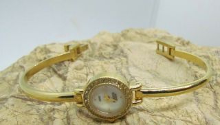 Anne Klein Bracelet Band Gold Tone Womens Watch Replaced Battery