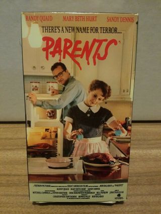 Parents (vhs,  1989) Vestron Video Horror Cannibal Cult Rare