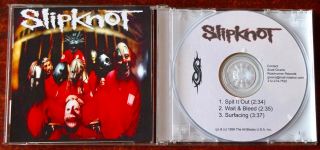 Slipknot 3 Song Demo V.  Rare Promo Cd - R Roadrunner (1999) Usa,  Business Card