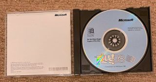 Microsoft Windows Plus 98 w/License Key - rare / vintage 2