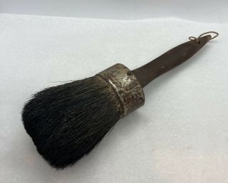Antique Painting Brush Round Coarse Bristle Brush 10.  5”x2.  5”