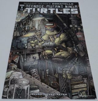 Teenage Mutant Ninja Turtles Macro - Series 1 Donatello Rare Cover A (idw) (vf)