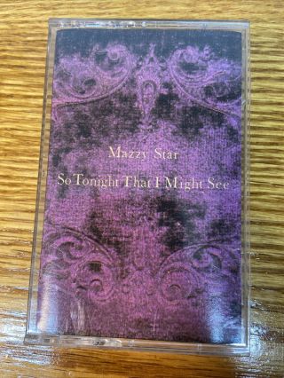 Mazzy Star So Tonight That I May Sleep Cassette Oop Rare