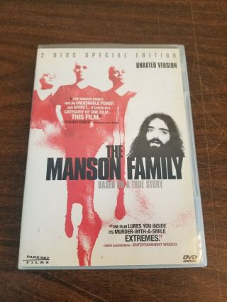 The Manson Family (dvd,  2005,  2 - Disc Set,  Unrated) Oop Dvd Rare
