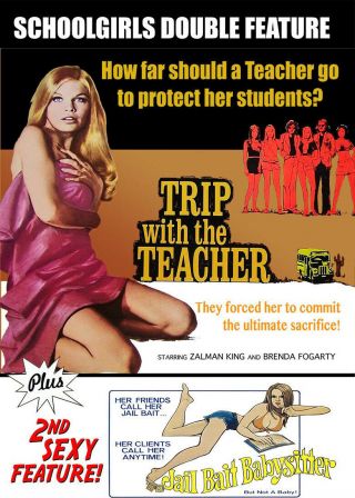 Trip With The Teacher,  Jail Bait Babysitter Dvd Oop Rare Code Red Sexploitation