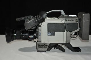 Rare Sony Bvp - 03 Vintage Studio Broadcast Video Camera,  Fujinon A14x9berm - 8