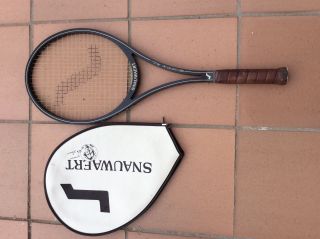 Very Rare Vintage Snauwaert Fibre Composite Rod Laver Tennis Raquet