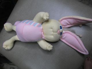 Vintage 1980s Cabbage Patch Kids Xavier Roberts Pink Bunny Bee Plush Toy