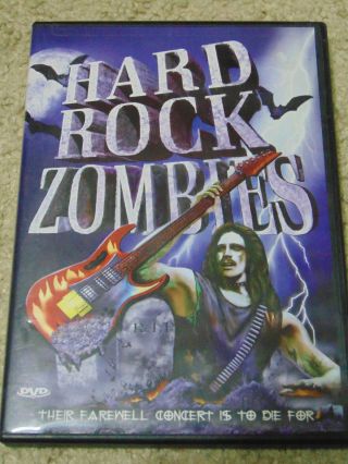 Hard Rock Zombies Dvd Heavy Metal Zombies Z - Grade Schlock Sov Horror Rare Oop