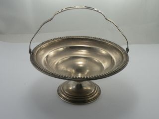 Vintage Wm Rogers Mfg Co.  Sterling Silver Bowl 94a Pedestal Weighted Base Only