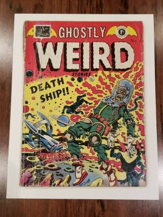 Ghostly Weird Stories 1 Comic 1954 British Edition Extremely Rare
