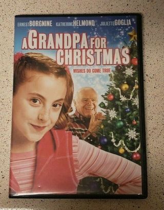 A Grandpa For Christmas Dvd Rare 2007 Hallmark Holiday Movie Ernest Borgnine