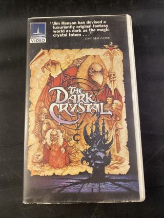 The Dark Crystal Jim Henson Rare Out Of Print Vhs Video Thorn Emi Video Movie