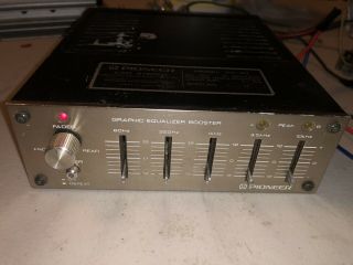 Old School Pioneer Ad - 30 Graphic Equalizer Booster Component Rare Made In Japan