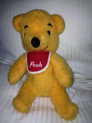 Rare Vintage 1960s Winnie The Pooh Gund J Swedlin Plush Bear Walt Disney 12 "