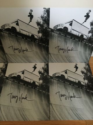 Limited Edition Tony Hawk Signed Autographed War Rig 8x10 Photo Rare 2