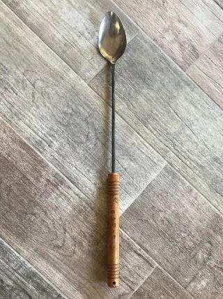 Vintage Androck Stainless Steel Spoon Bar - B - Q Grill Bbq 22 " Rare Unique